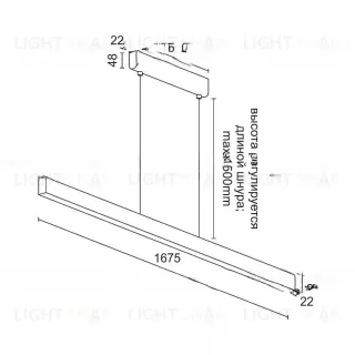 Линейный светодиодный светильник BARTOL LINE MLR VL30522