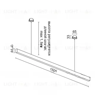 Линейный светодиодный светильник LR L VL30839