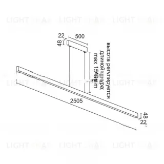 Линейный светодиодный светильник BARTOL LINE XLLR VL30611