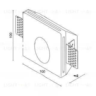 Точечный светильник BERG LR VL30453