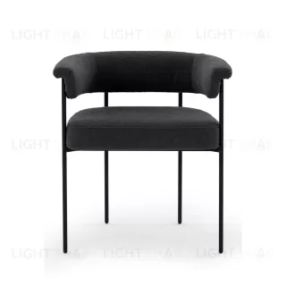 Черный мягкий стул “Эбби” LHFDC150523IMT