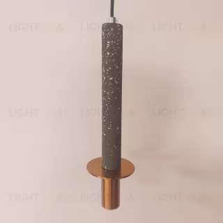  Подвесной светильник Cloyd CLARNET P1 / выс. 38 см - бетон (арт.10452)  10452
