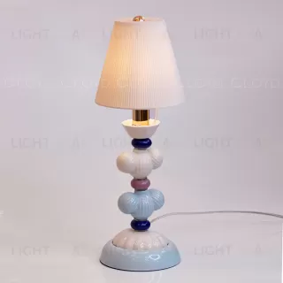  Настольная лампа Cloyd LOTTIE T1 - голубая керамика (арт.30036)  30036