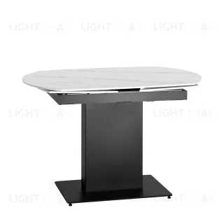 Стол обеденный Хлоя раскладной 120-180*90 керамика светлая УТ000034950