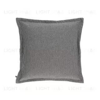 Чехол для подушки Aleria с белыми и серыми полосами 45 x 45 см 101828