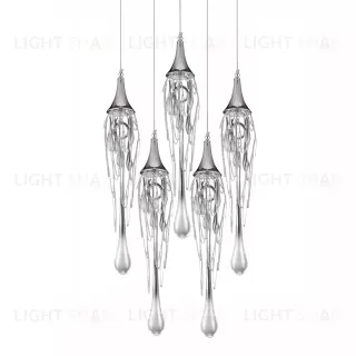 Подвесной светильник Goddess Tears 5R chrome P68009L-5/R chrome