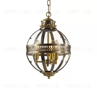 Люстра Residential 3 ant.brass KM0115P-3S antique brass