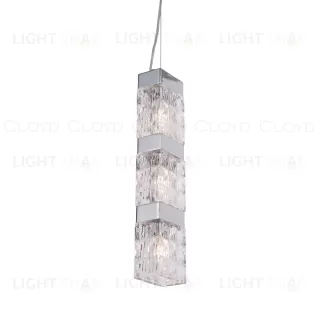  Подвесной светильник Cloyd CORUND-A P3 / выс. 45 см - хром (арт.10713)  10713