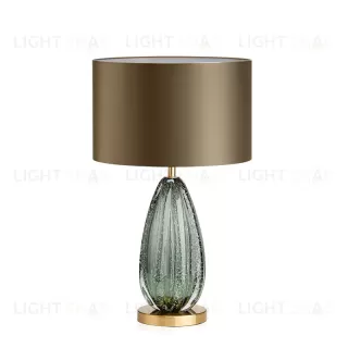  Настольная лампа Cloyd CEREUS-A T1 / олив. - выс. 58 см - зелен. стекло (арт.30093)  30093