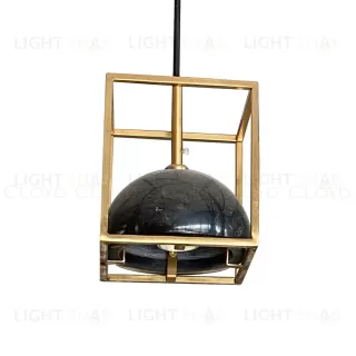  Подвесной светильник Cloyd TESSER P1 / латунь - черн.мрамор (арт.11089)  11089