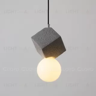  Подвесной светильник Cloyd AUSTA-B P1 / хром - серый бетон (арт.11149)  11149