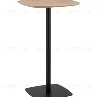 Стол барный Form 60*60 светлое дерево/черный УТ000036017