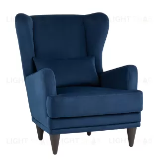 Кресло Скотт велюр тёмно-синий УТ000036308