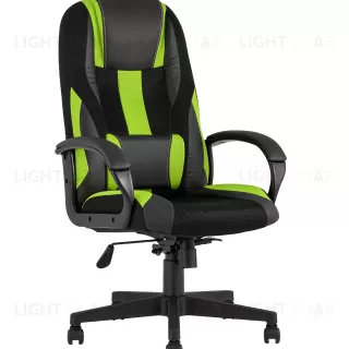 Кресло игровое TopChairs ST-CYBER 9 черный/зеленый УТ000034844