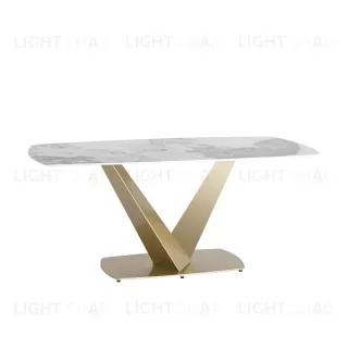 Стол обеденный Аврора 180*90 керамика светлая УТ000034890