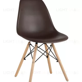 Стул Eames DSW коричневый x4 УТ000005350