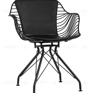 Кресло Thomas черное с черной подушкой УТ000004226