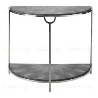 Серая полукруглая консоль “Мэгги” LHFCT396CS/DPO light charcoal