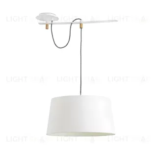 Подвесной светильник Faro Fusta white+wood 28394 