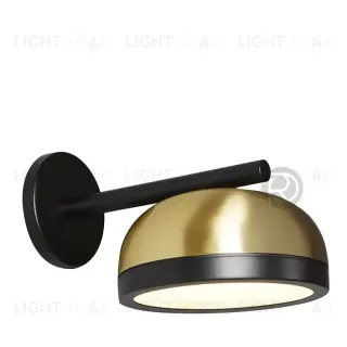 Настенный светильник (Бра) MOLLY BLACK AND BRASS WALL LAMP by Tooy 