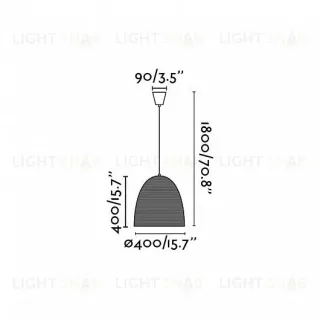 Подвесной светильник Faro Liana wood brown 68569 