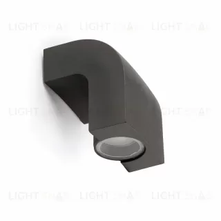 Уличный настенный светильник Klamp dark grey 74407 