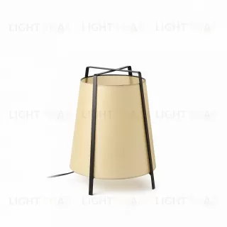 Лампа настольная Akane black+beige 28370 