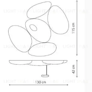 Потолочный светильник Artemide 