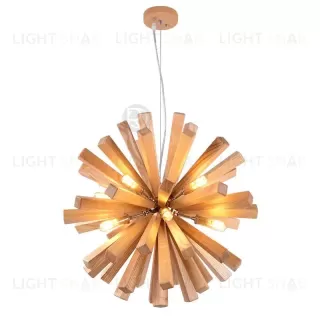Подвесной светильник Loft Wooden Sputnik 