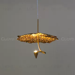  Подвесной светильник Cloyd KIRIBATI P1 / Ø25 см - латунь (арт.11375)  11375
