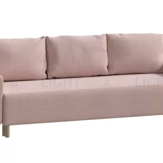 Диван-кровать Тулисия светло-розовый, ткань рогожка TULSB3 TW16