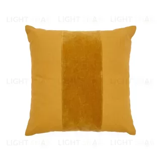 Zaira Чехол на подушку 100% хлопок и горчичный бархат 45 х 45 с 178406