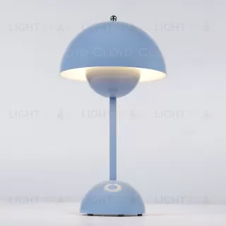  Настольная лампа Cloyd ERMA-B T1 / выс. 30 см - голубой (арт.30134)  30134