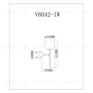 Бра Moderli V6042-1W Scrumbel УТ000026092