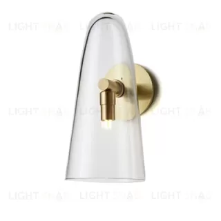 Настенный дизайнерский светильник Domi by Articolo Lighting (прозрачный) LSR4030V1