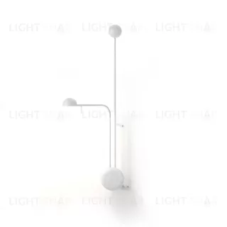 Настенный дизайнерский светильник  Pin 1685 by Vibia (белый) LSR4354V1