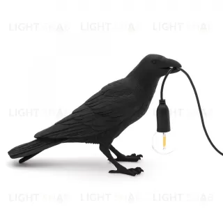 Настольный дизайнерский светильник  Bird by Seletti (черный) LSR5015V1