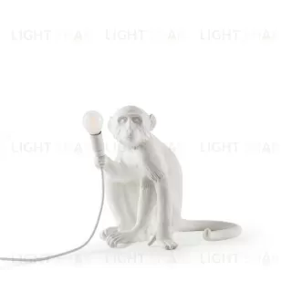 Настольный дизайнерский светильник  Monkey by Seletti (белый) LSR5075V1