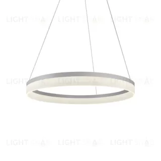 Подвесной Led дизайнерский светильник  Corona by SONNEMAN D60 (серый) LSR5322V1