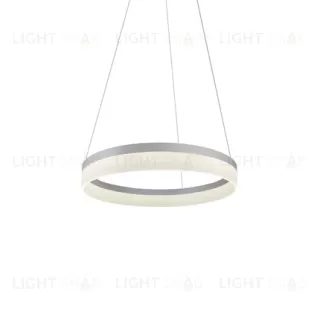 Подвесной Led дизайнерский светильник  Corona by SONNEMAN D40 (серый) LSR5320V1