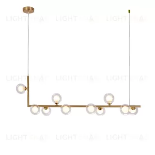 Подвесной дизайнерский светильник   (золотой)Symmes LSR5443V1