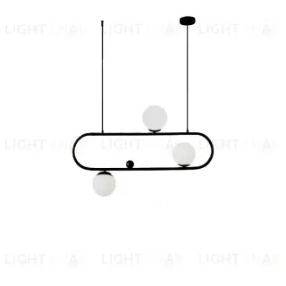 Подвесной дизайнерский светильник  (черный,   плафона)Auchac LSR5446V1