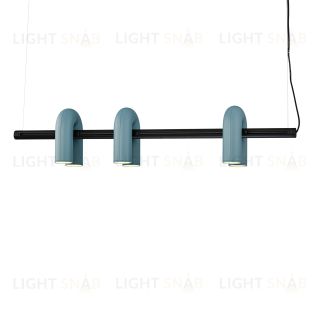 Подвесной дизайнерский светильник-трек Cirkus by AGO Lighting (синий) LSR5538V1