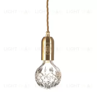 Подвесной дизайнерский светильник Crystal Bulb by Lee Broom (прозрачный) LSR5591V1