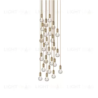 Подвесной дизайнерский светильник Crystal Bulb by Lee Broom (18 подвесов) LSR5586V1