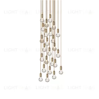 Подвесной дизайнерский светильник Crystal Bulb by Lee Broom (25 подвесов) LSR5587V1