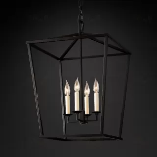 Подвесной дизайнерский светильник  19th C. English Openwork Pendant by Restoration Hardware LSR5756V1