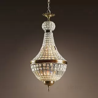 Подвесной дизайнерский светильник  19th C. French Empire Crystal Chandelier 18