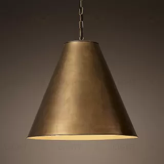 Подвесной дизайнерский светильник  Antiqued Metal Funnel Pendant by Restoration Hardware LSR5911V1