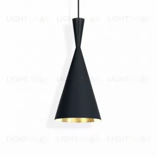 Подвесной дизайнерский светильник  Beat Light Tall by Tom Dixon (черный) LSR5978V1